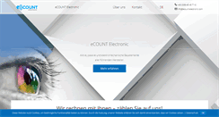 Desktop Screenshot of ecount-electronic.de